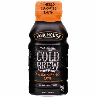 Heartland Food Java House Bottle Authentic Cold Brew Salted Caramel Latte, 12 / Box, SNHFA10L040