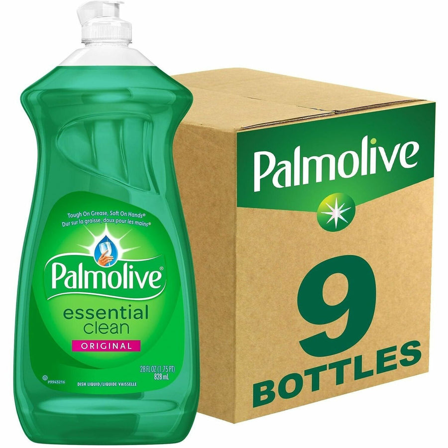 Palmolive EssentialClean Original DishSoap, Green, Paraben-free, 9 / Carton, CPCUS06022A