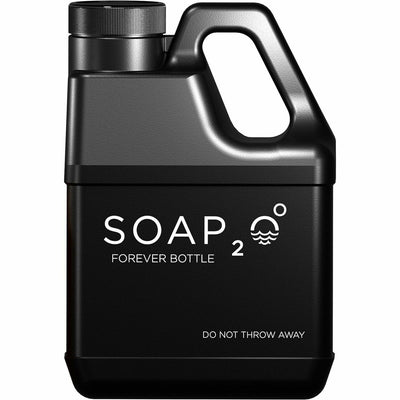 SOAP2O Forever Bottle, Black, SOAS2O4LFLBLK