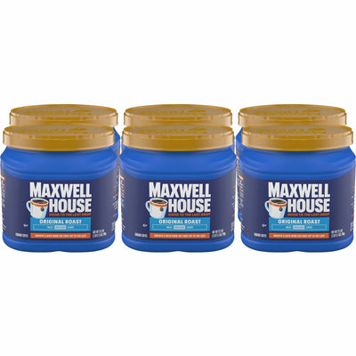 Maxwell House Coffee Brew Pack, 6 / Carton, KRF09422CT