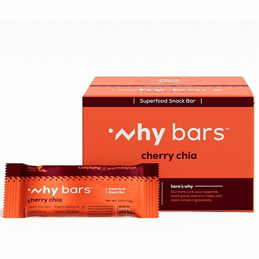 Why Bars Superfood Protein Snack Bars, Individually Wrapped, 12 / Pack, WHYWB4