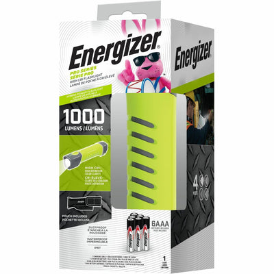 Energizer Hybrid Pro Handheld High CRI Flashlight, Gray, Non-slip Grip, EVEENYPHH62