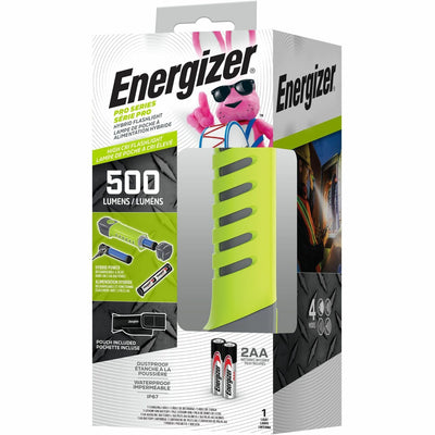 Energizer Hybrid Pro Series Handheld Flashlight, Gray, Hands-free, EVEENYPHH21