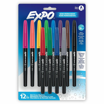 Newell Expo Wet-Erase Markers, 12 / Pack, SAN2211379