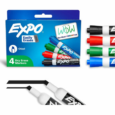 Newell Expo Dry Erase Markers, 4 / Set, SAN80074A