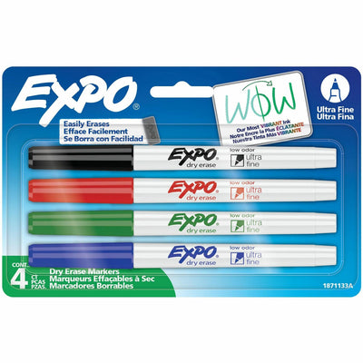 Newell Expo Ultra Fine Tip Dry Erase Markers, 4 / Set, SAN1871133A