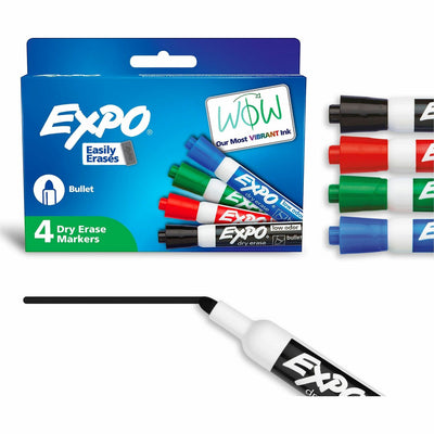 Newell Expo Bold Color Dry-erase Markers, 4 / Set, SAN82074A