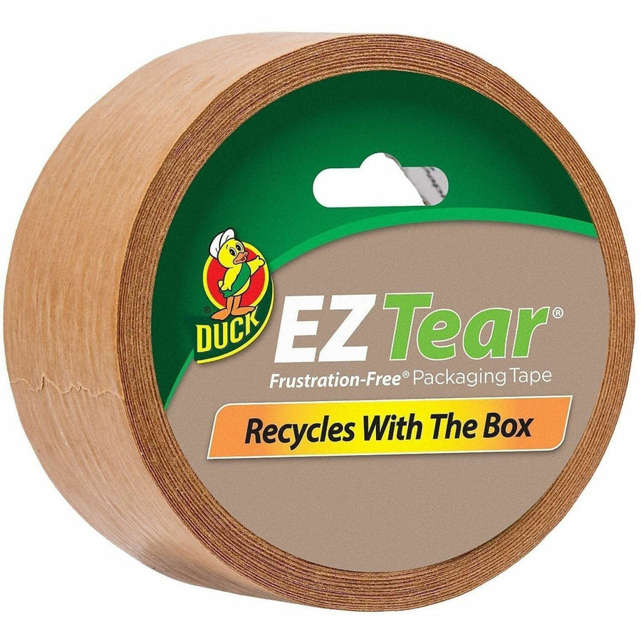 Duck EZ Tear Paper Tape, Kraft, 1.88", 25 yd, Easy to Use, DUC242828