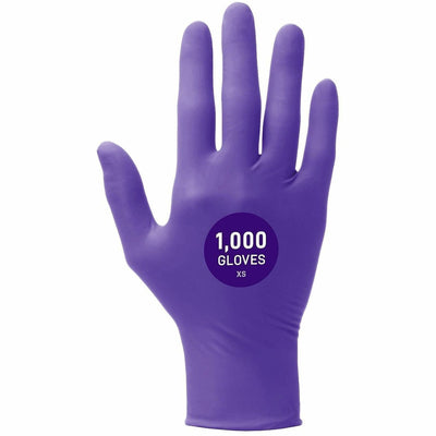 Ansell Kimtech Purple Nitrile Exam Gloves, 10 / Carton — view 1