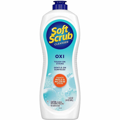 The Dial Soft Scrub Total Bath/Kitchen Cleanser, White, 8 / Carton, DIA07226CT