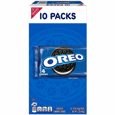 Mondelez Cookie Packs, 10 / Box, MDZ07837