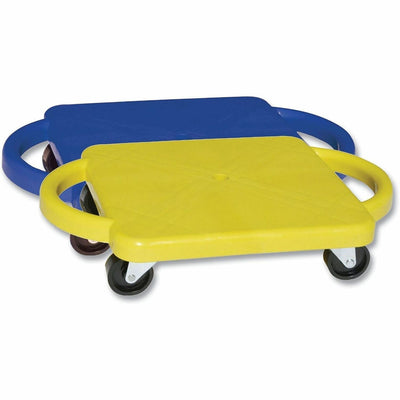 Champion Sports Scooter Set w/Swivel Casters, Yellow, CSIPGH12