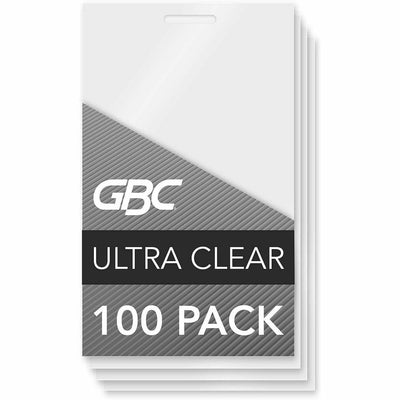 ACCO GBC Ultra Clear Thermal Laminating Pouches, 100 / Box, GBC51005