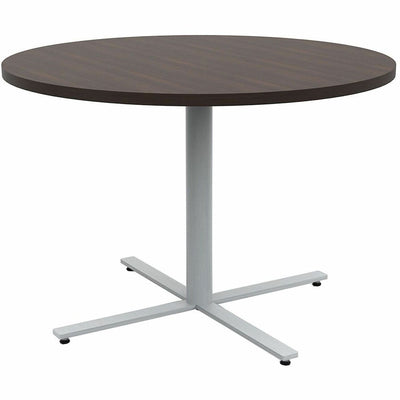 Safco Jurni Cafe Table with Round Top, Brown, SAFJN42RDX29CWN