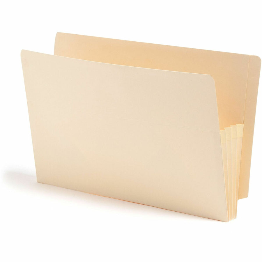 Smead Redrope File Pockets, 15.375" x 9.5", Manila, Straight, Tear Proof, 25 / Box, SMD76124