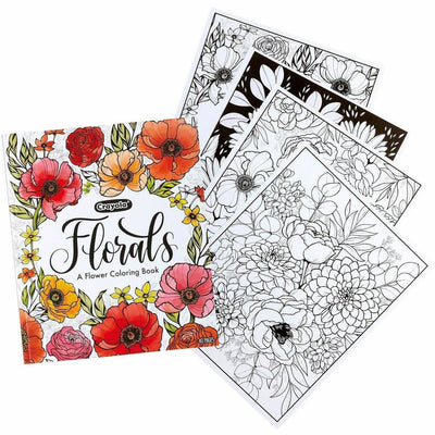 Crayola Florals, A Flower Coloring Book Printed Book, CYO041082