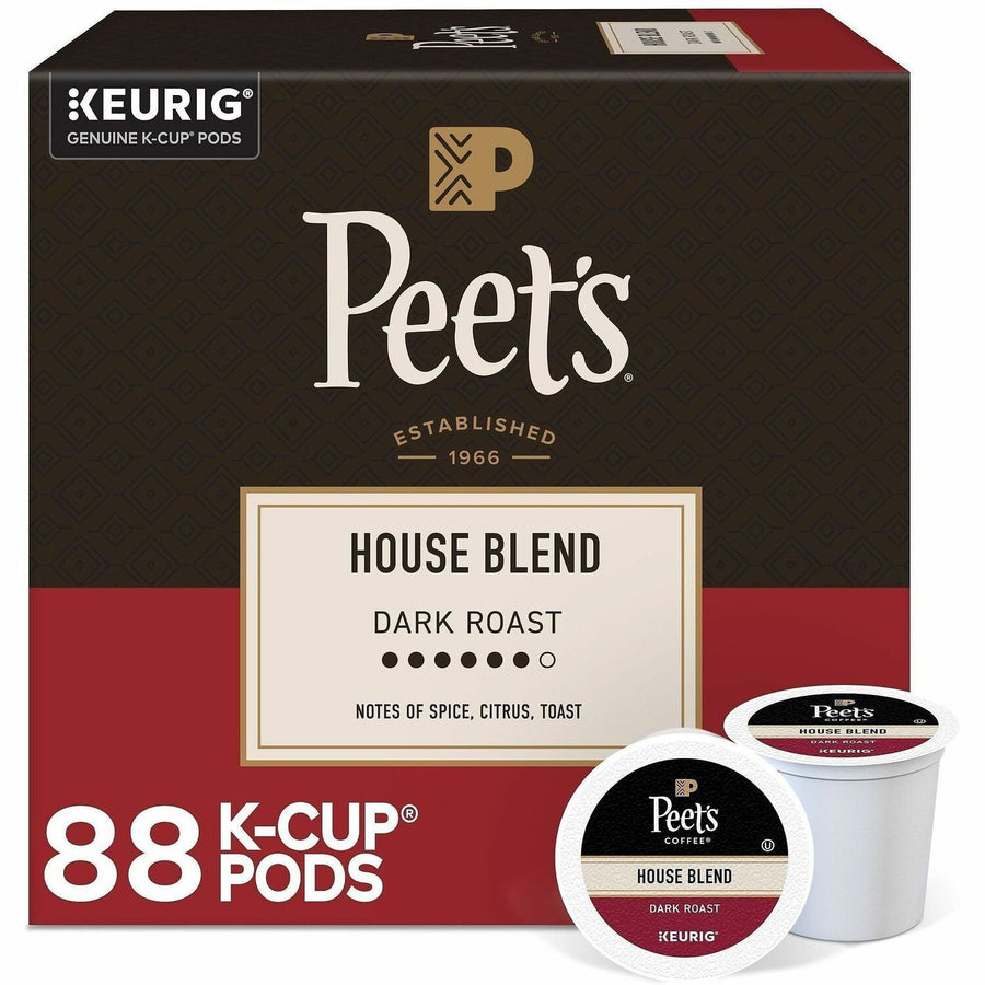 Peet's Coffee® House Blend Coffee, 4 / Carton, GMT2410CT