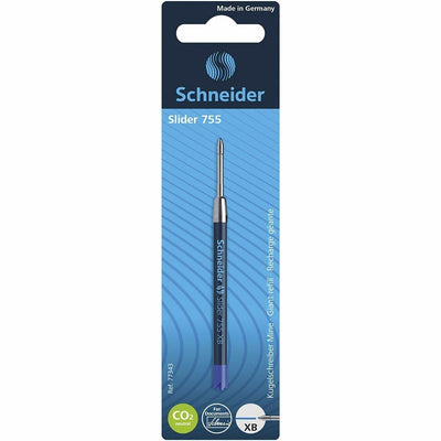 Dominion Blueline Rediform Schneider Slider 755 XB (ExtraBroad) Pen Refills, RED77343