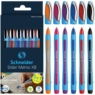 Dominion Blueline Schneider Slider Memo XB Ballpoint Pen, RED150296