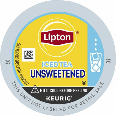 Lipton® Unsweetened Iced Black Tea, 4 / Carton, GMT0543CT