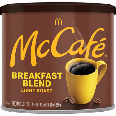 Keurig Dr Pepper . McCafe Ground, Can BreakfastBlend Ground Coffee, 6 / Carton, GMT7152