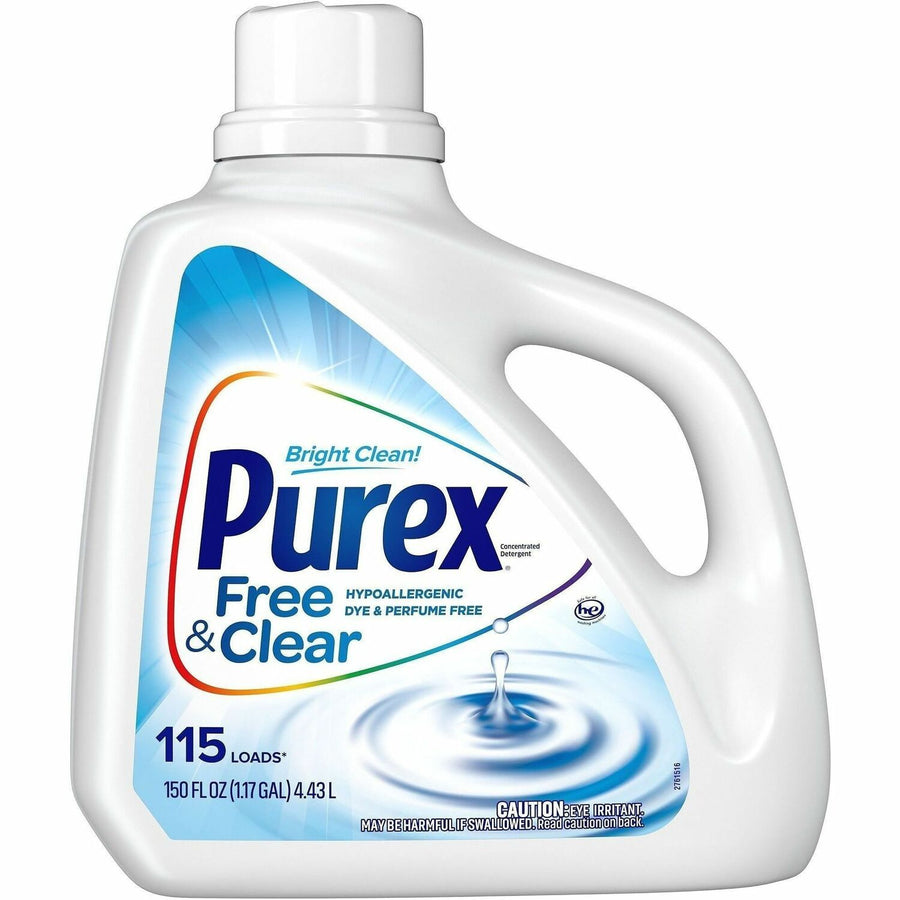 Purex Free & Clear Laundry Detergent, Non-irritating, 4 / Carton, DIA05020CT