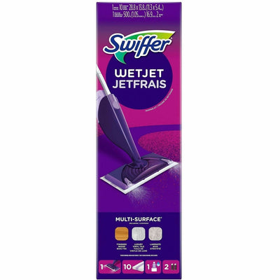 Procter & Gamble Swiffer WetJet Allin1 Mop System, Purple, 1 Carton, PGC49886