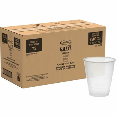 Dart Container Solo Galaxy 5 oz Plastic Cold Cups, Translucent, 25 / Carton, SCCY5