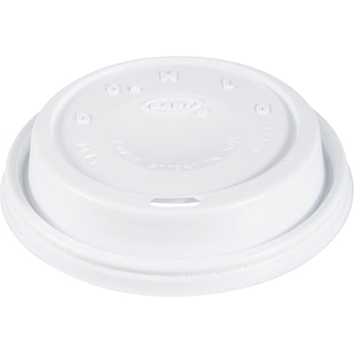 Dart Container Cappuccino Domed Lid, White, 1000 / Carton, DCC16EL
