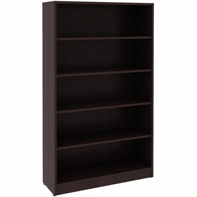 Lorell Essentials Espresso Laminate Bookcase, LLR18250