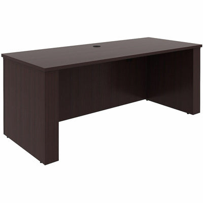 Lorell Essentials 72" Sit-to-Stand Desk Shell, 1" Thickness - Top, Grommet, LLR69643