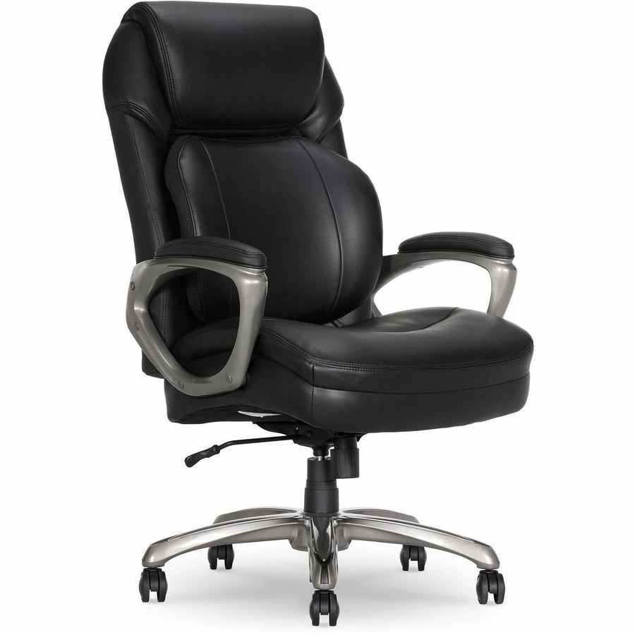 Serta Chair, Black, Bonded Leather, Mobility, SRJ48964