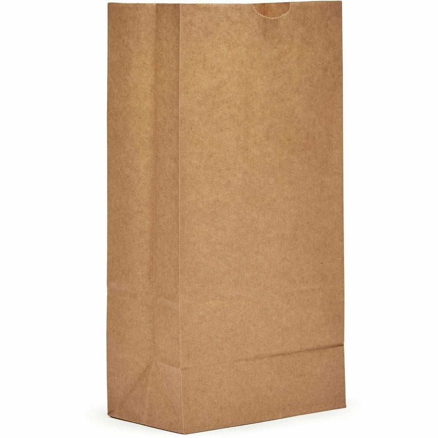 AJM Packaging #8 Kraft Paper Grocery Bags, Natural Kraft, 500 / Carton — view 1
