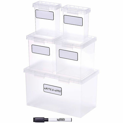 Stanley Black & Decker Bostitch Storage Case, Clear, 5 / Set — view 1
