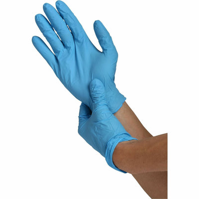 Genuine Joe Powder-Free Nitrile Gloves, Blue, 10 / Carton, GJO15401CT