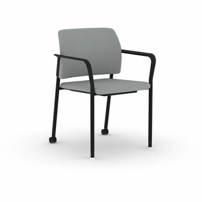 The HON HON Accommodate Fixed Arms Guest Chair, Gray, 2 / Carton, HONSGS6FBSX39CB