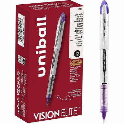 uni-ball uni Vision Elite Rollerball Pen, 12 / Box, UBC69025BX