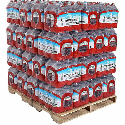 Crystal Geyser Water Geyser Alpine Bottled Spring Water, 48 / Pallet, CGW12514PL