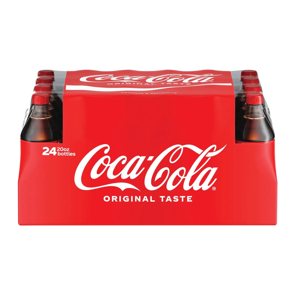 Coca-Cola Glass Bottles (24-Pack, 20 fl oz Each) | Classic Refreshment Coca-Cola