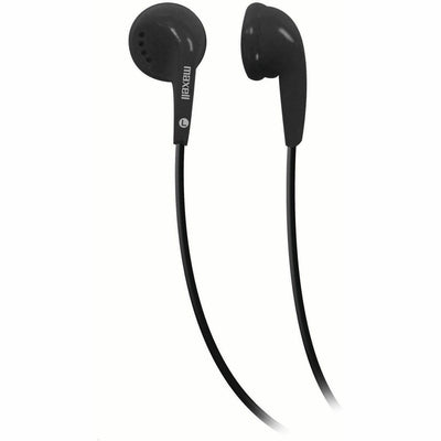 Maxell EB-95 Stereo Earbuds, Black, MAX190560