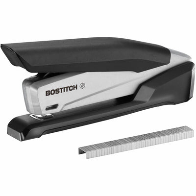 Amax Bostitch InPower Spring-Powered Antimicrobial Desktop Stapler, Black, ACI1100
