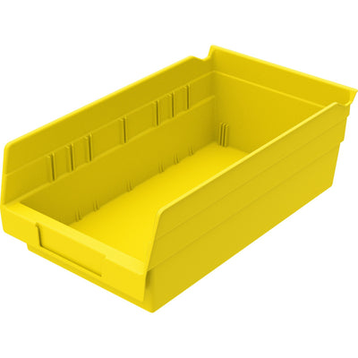 Akro-Mils / Myers Economical Storage Shelf Bins, Yellow, 12EA/CT — view 1