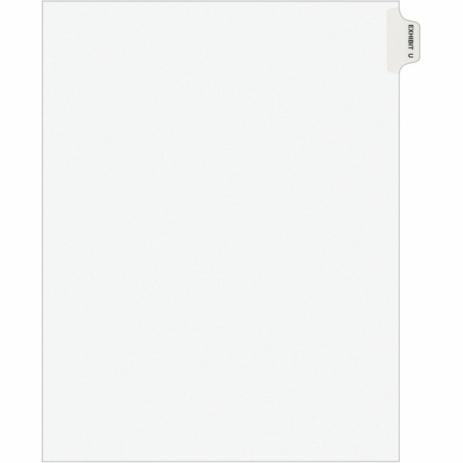 Avery® Individual Legal Exhibit Dividers - Avery Style, White, Unpunched, 1 / Pack, AVE01391