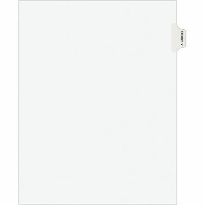 Avery Individual Legal Exhibit Dividers - Style, White, 1 Pack, AVE01392