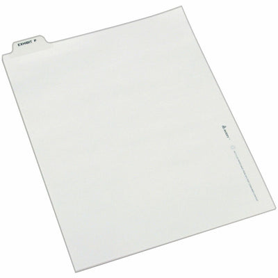 Avery Individual Bottom Tab Legal Dividers, White, 8.50" Width x 11" Length, 1 Pack — view 1