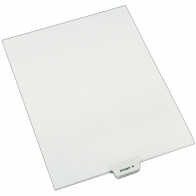 Avery Individual Bottom Tab Legal Dividers, White, 8.50" Width x 11" Length, 1 Pack, AVE12391