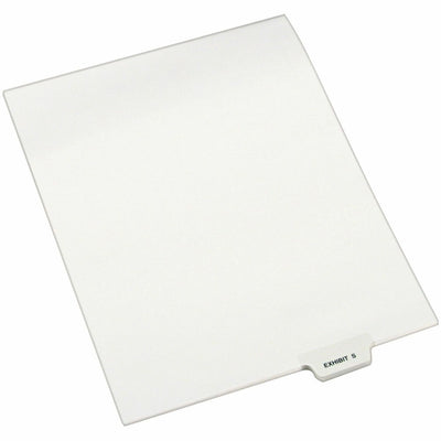 Avery Individual Bottom Tab Legal Dividers, White, 8.50" Width x 11" Length, 1 Pack — view 1
