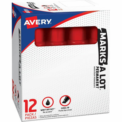 Avery Marks A Lot Jumbo Permanent Markers, 1 Dozen — view 1