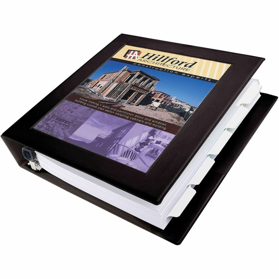 Avery Heavy-Duty Framed View 3-Ring Binder, Black, 8 1/2" Width x 11" Length, 12EA/CT — view 1