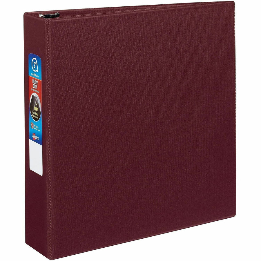 Avery 2" Heavy-Duty Binder, Maroon, 8 1/2" Width x 11" Length, 6EA/CT — view 1